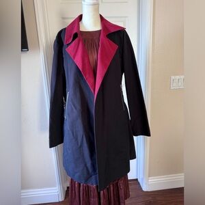 LAFAYETTE 148 NEW YORK JACKET/RAINCOAT/WINDBREAKER drawstring inside in size M